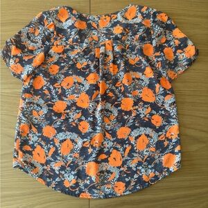 Floral Short Sleeve Blouse